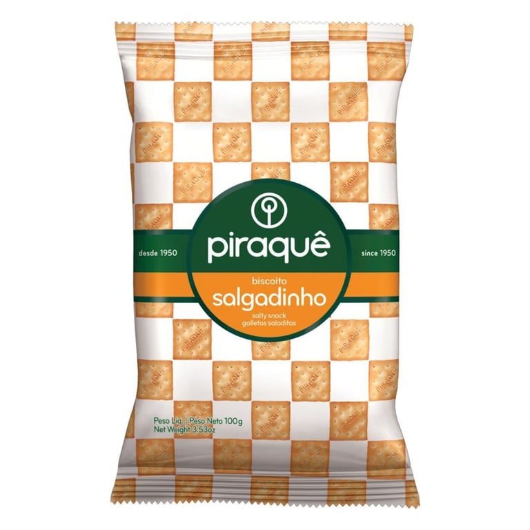 Biscoito Piraque Salgadinho 100G - Piraque