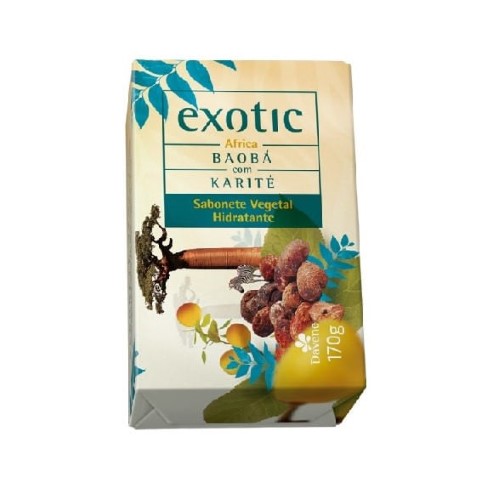 Sabonete Vegetal Davene Exotic Africa Baobá com Karité 170g