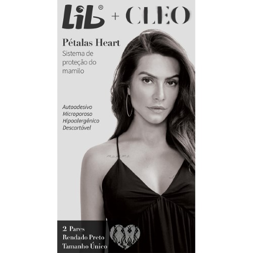 Protetor De Mamilos Lib Heart Cleo Pires 2 Pares