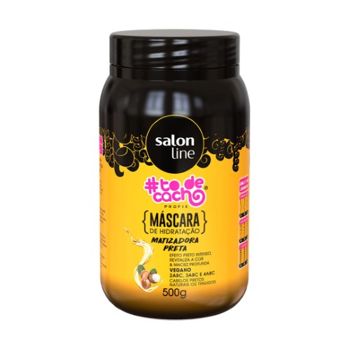 Maionese Matizadora Salon Line Tô De Cacho Preta 500g