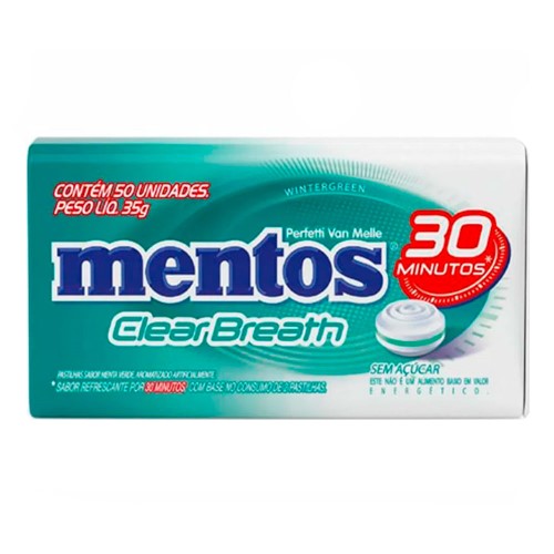 Pastilhas Mentos Clearbreath 35g