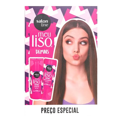 Salon Line Meu Liso Demais Kit - Shampoo + Condicionador