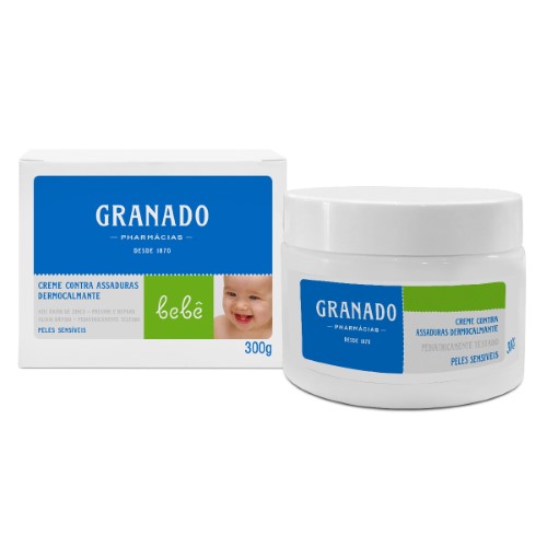 Creme Contra Assaduras Dermocalmante Granado Bebê Peles Sensíveis 300g