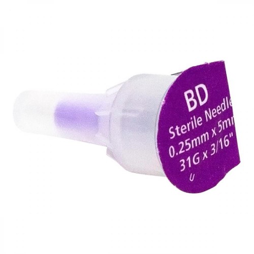 Agulha Descartável BD Ultra Fine 5mm 100 Unidades