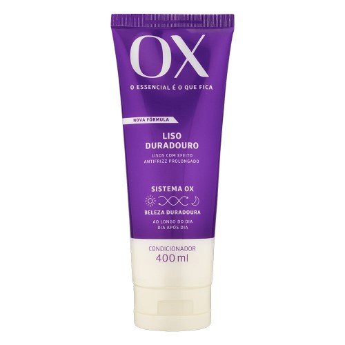 Condicionador OX Fibers Liso Absoluto 400ml