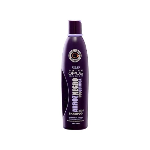 Shampoo Salon Opus Arroz Negro Pós Química com 350ml