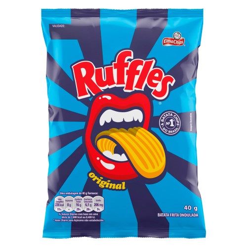 Batata Ruffles Elma Chips Sabor Original 40g