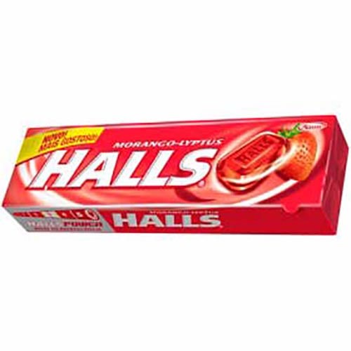 Bala Halls Morango 28g