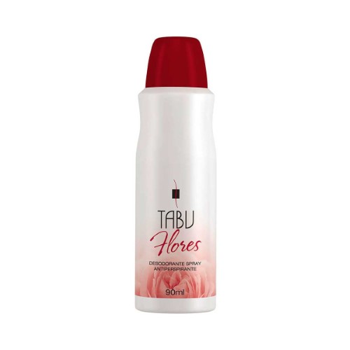 Desodorante Spray Tabu Flores Antitranspirante com 90ml