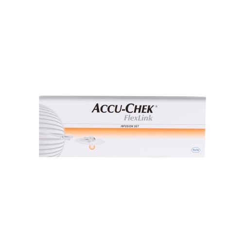 Cânula Para Bomba De Insulina Accu-chek Flexlink 6mm 10 Unidades