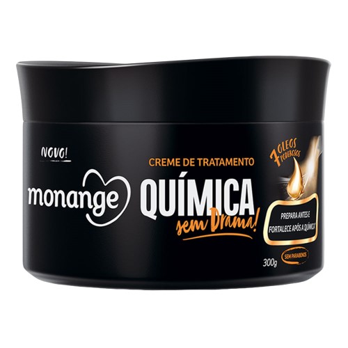 Creme de Tratamento Monange Pré e Pós Química 300ml