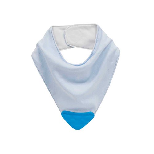 Bandana com Mordedor Buba Baby Azul com 1 unidade