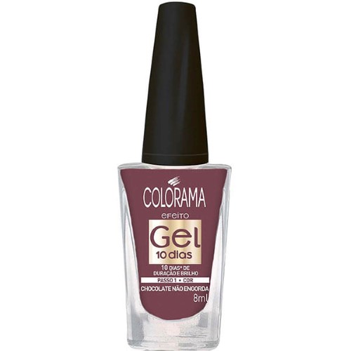 Esmalte Colorama Efeito Gel Chocolate Não Engorda 8ml