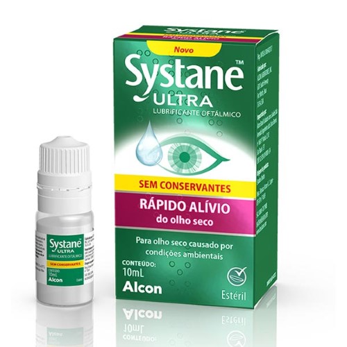 Lubrificante Oftálmico Systane Ultra Alívio Rápido Sem Conservante 10ml