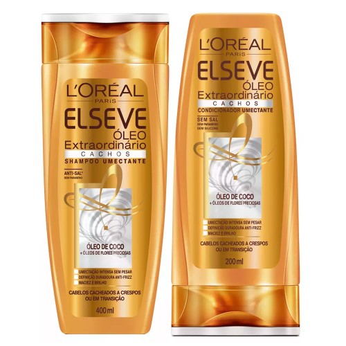 L`oréal Paris Elseve Óleo Extraordinário Cachos Kit - Shampoo + Condicionador