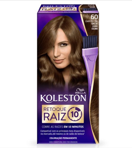 Retoque De Raiz Coloração Permanente Koleston Louro Escuro 100ml