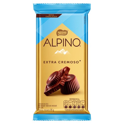 Chocolate Alpino Extra Cremoso 85g