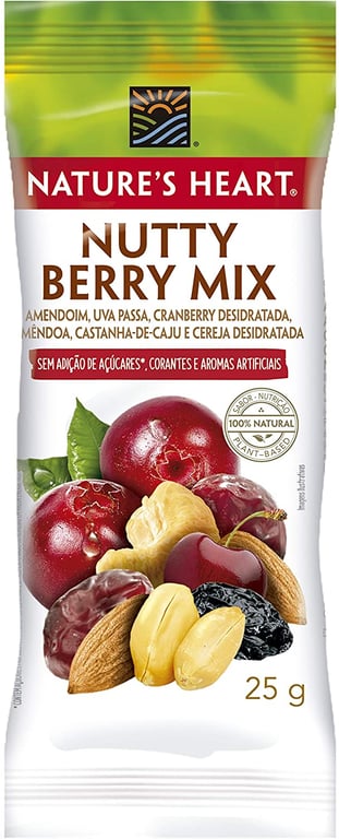 Snack Nature Heart Nutty Berry Mix 25g