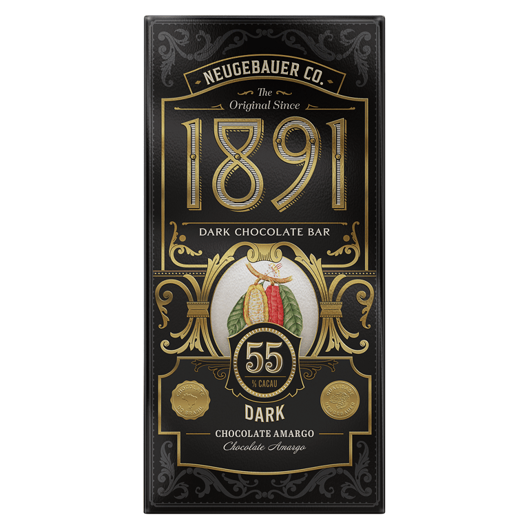 Chocolate Barra Neugebauer 1891 55% Cacau Dark 90g