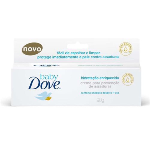 Creme para Prevenção de Assaduras Baby Dove Hidratação Enriquecida 90g