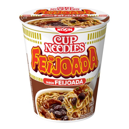 Macarrão Instantâneo Cup Noodles Sabor Feijoada 67g