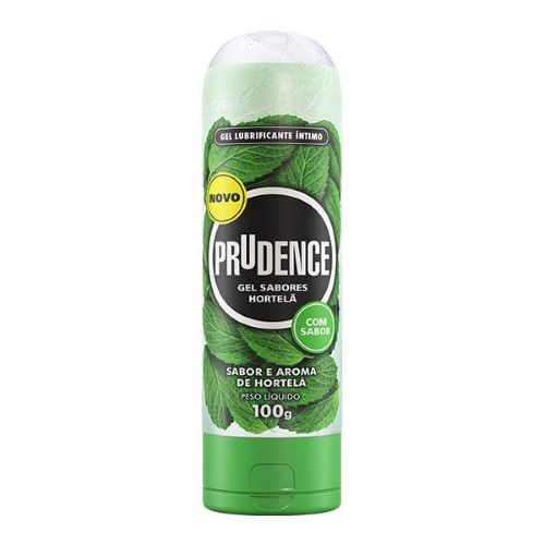 Gel Lubrificante Íntimo Prudence Sabor Hortelã 100g