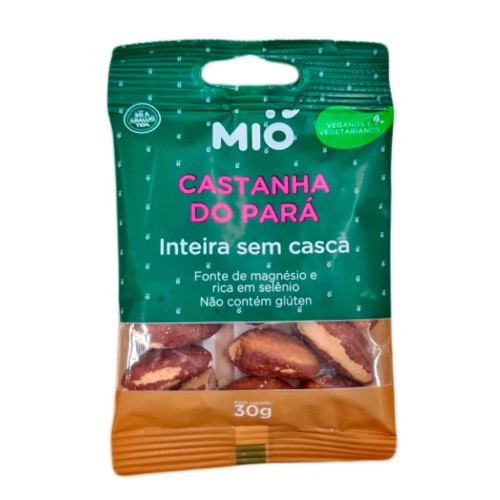 Castanha Do Pará Mió Inteira sem Casca 30g