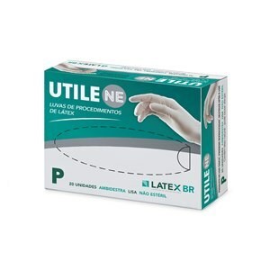 Luva de Procedimento de Látex Utile P 20 Unidades