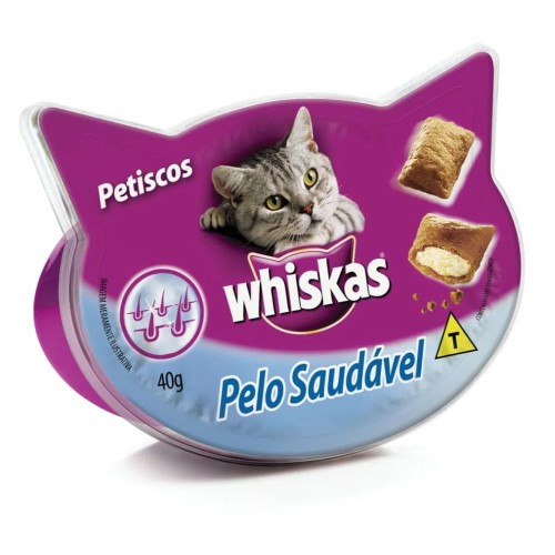 Whiskas Petiscos Pelo Saudável 40g