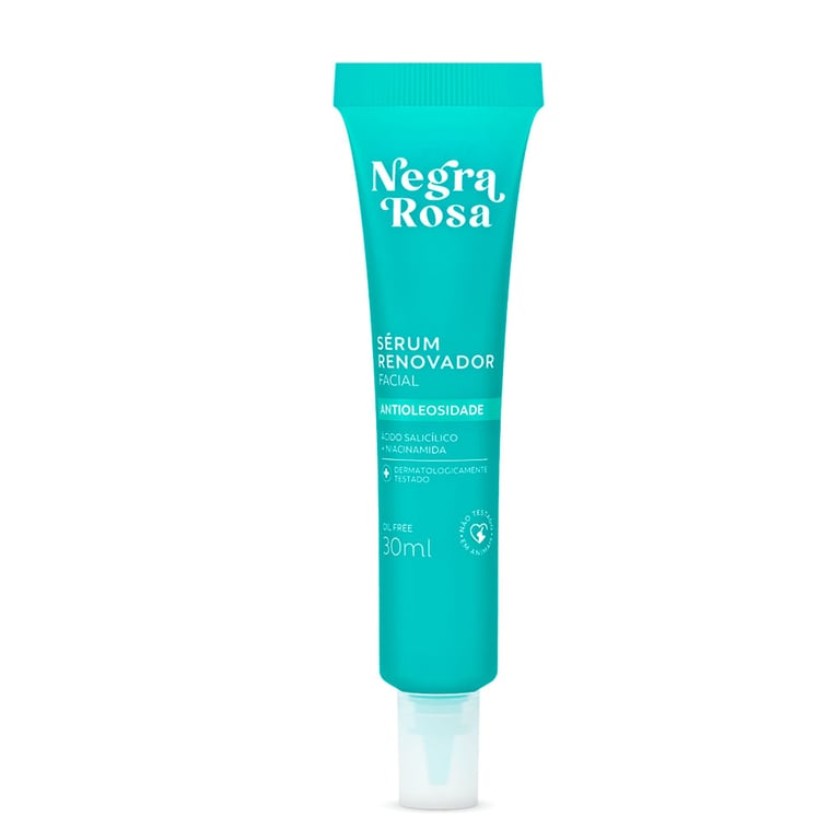 Sérum Renovador Facial Negra Rosa Antioleosidade 30ml