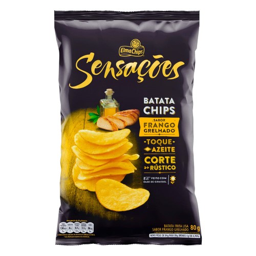 Batata Sensações Elma Chips Sabor Frango Grelhado 80g