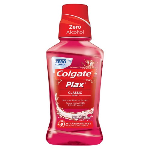 Enxag Bucal Plax Classic 250Ml - Colgate Plax Classic