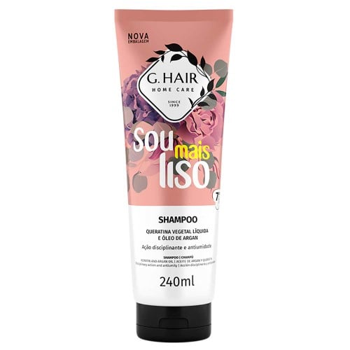 Shampoo G. Hair Home Care Sou Mais Liso com 240ml