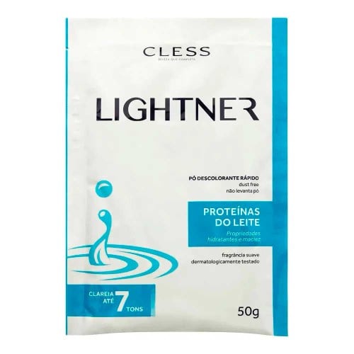 Pó Descolorante Lightner Proteínas do Leite com 50g