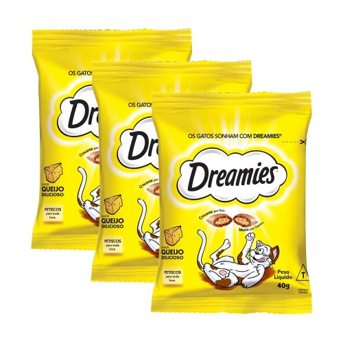 Petisco para Gatos Dreamies Queijo