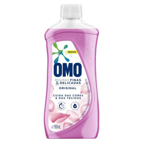 Sabão Líquido Omo Roupas Finas e Delicadas Original 900ml