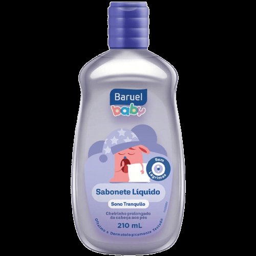 Sabonete Líquido Infantil Baruel Baby Sono Tranquilo 210ml