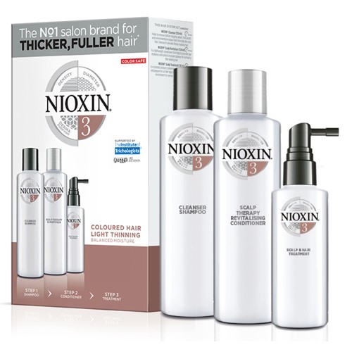 Nioxin Loyalty Kit Sistema 3 - Shampoo + Condicionador + Leave-in