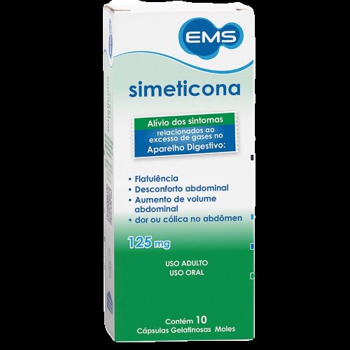 Ems Simeticona Simeticona 125mg 10 cápsulas