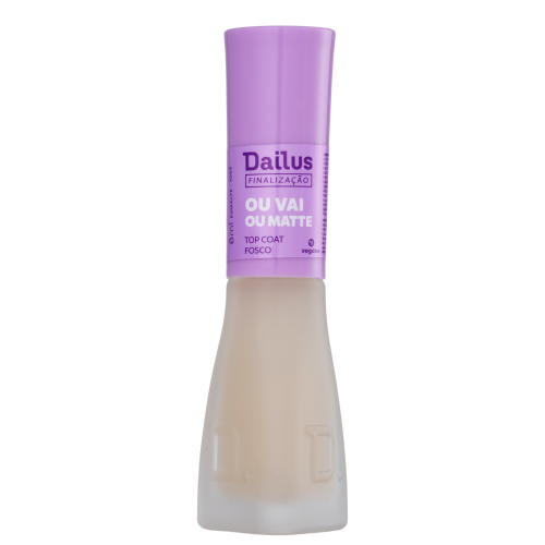 Esmalte Dailus Top Colt Finalização Fosco Ou Vai Ou Matte 8ml