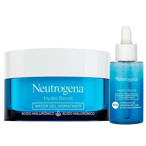 Neutrogena Hydro Boost Kit – Hidratante Facial Water Gel + Sérum Hidratante