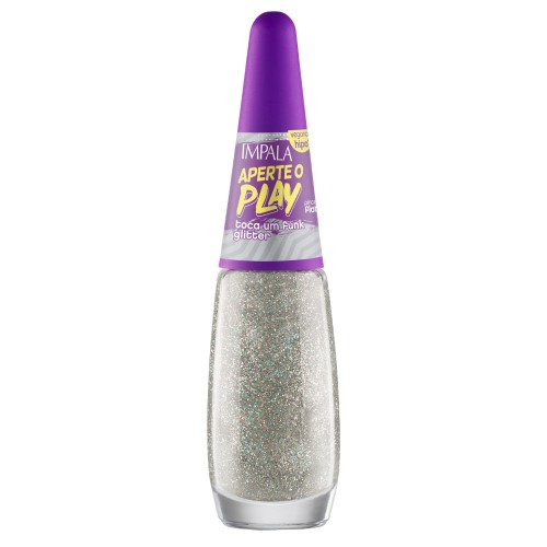 Esmalte Impala Aperte O Play Toca Um Funk Glitter