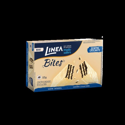 Mini Wafer Linea Bites Cookies Cream 6,5g 8 Unidades