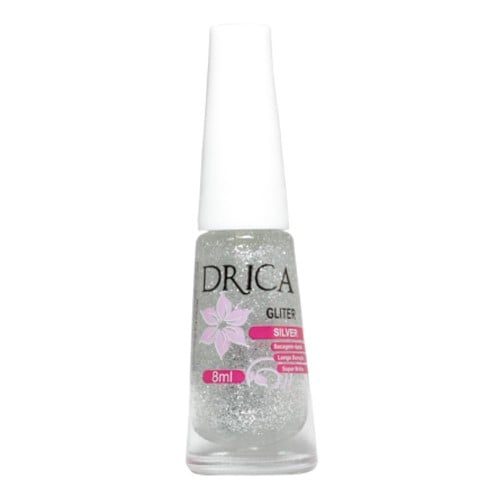 Esmalte Drica Silver Gliter 8ml