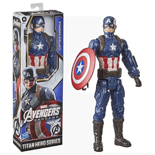 Boneco Avengers Titan Hero Capitão América Brinquedo