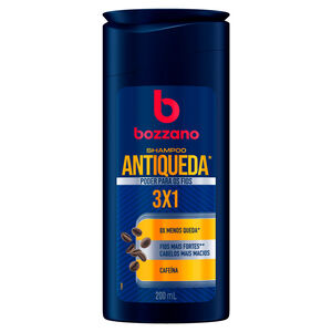 Shampoo Bozzano Antiqueda 3 x 1 Cafeína 200ml