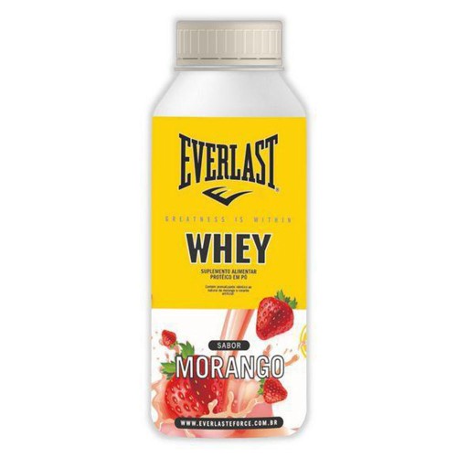 Whey Protein Everlast 3W Morango 40g