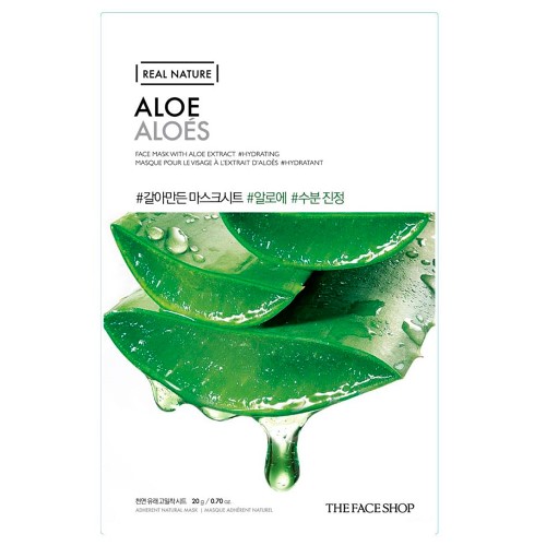 Máscara Facial Real Nature Aloe 20g