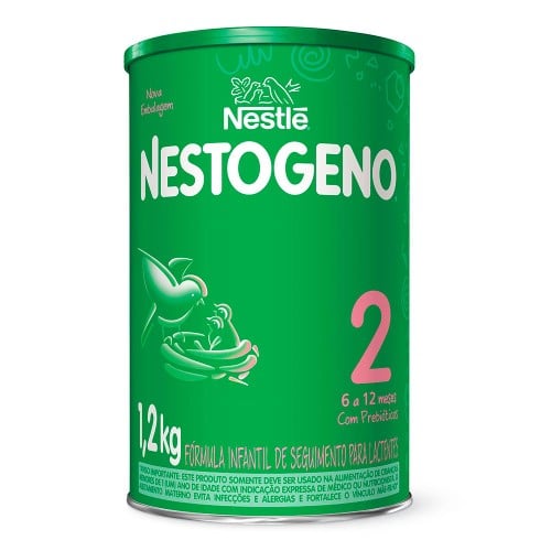 Fórmula Infantil Nestogeno 2 Lata 1,2kg