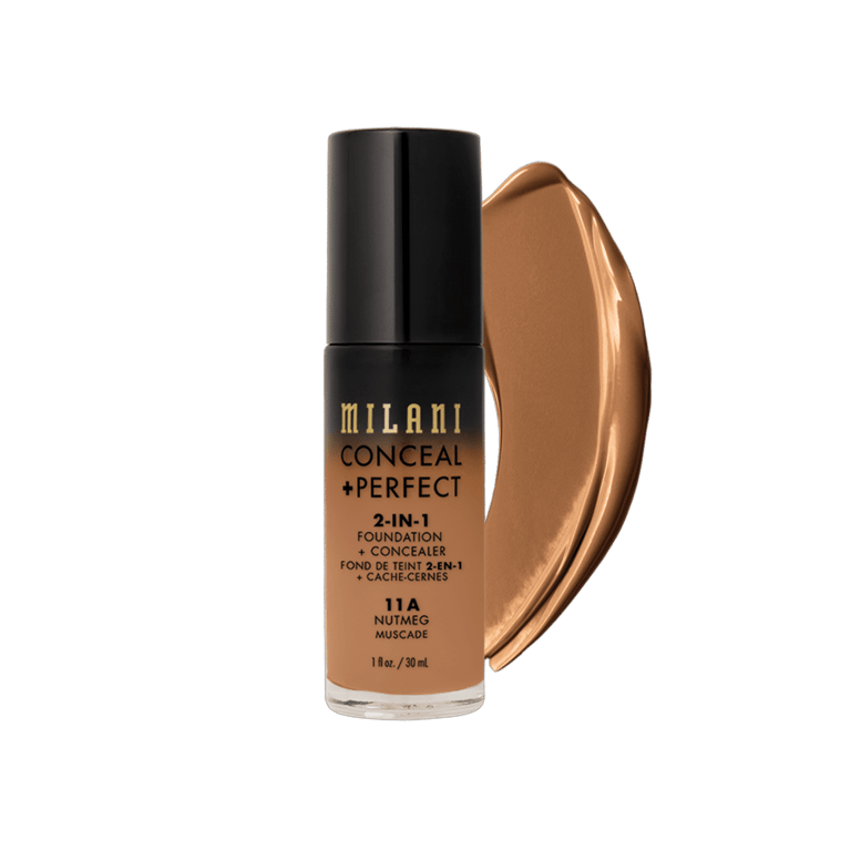 Base Líquida Milani Conceal + Perfect 2 Em 1 Nutmeg-11a